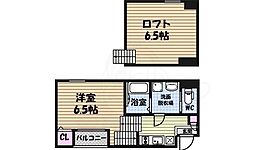 ESPACIO今池 1Kの間取図画像