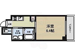 ワイズタワー新栄 1Kの間取図画像