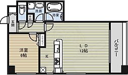 グランアベニュー栄 1LDKの間取図画像