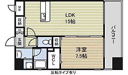 Y's 1LDKの間取図画像
