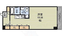 N.S.ZEALIZUMI ワンルームの間取図画像