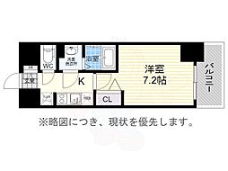 プレサンス新栄リベラ 1Kの間取図画像