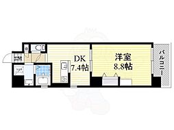 丸の内スクエア 1DKの間取図画像