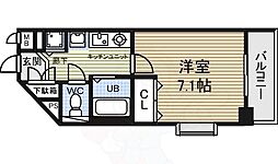 プレサンス名古屋城前 1Kの間取図画像