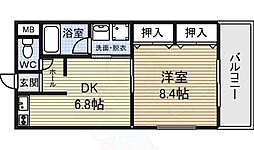 メゾン政喜4 1DKの間取図画像