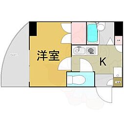 セントラルハイツ中野本町 1Kの間取図画像