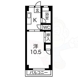 赤坪公園マンション 4階/-