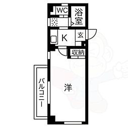 ハイツ千年 2階
