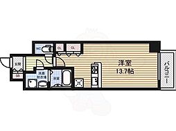 GRANPARKTOWER ワンルームの間取図画像