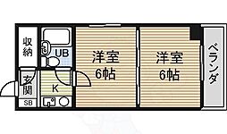 プリンセス今池 2Kの間取図画像
