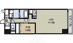 マリオン千種 1LDKの間取図画像