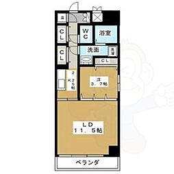 マリオン千種 1LDKの間取図画像