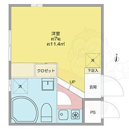 リンデンバウムJ6 B棟 3階/-