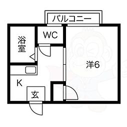 ブルーメゾン白壁 2階/-