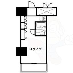 ラ・レジダンス・ド・シャトレーヌ ワンルームの間取図画像