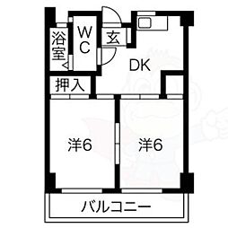 徳川園ウエストマンション 2階/-