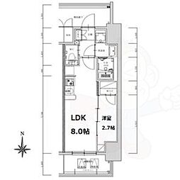 S-RESIDENCE亀島駅前ascent 6階/-