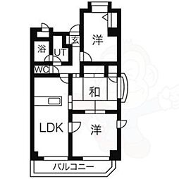 グレイス 3LDKの間取図画像