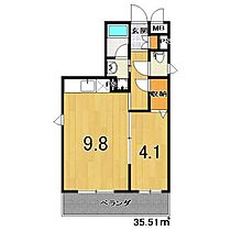 川上ビルIII 303 ｜ 京都府京都市上京区浮田町605（賃貸マンション1LDK・3階・35.51㎡） その2