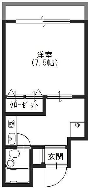 コスモハイツ千本 ｜京都府京都市上京区南佐竹町(賃貸マンション1K・3階・23.16㎡)の写真 その2