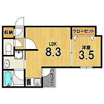 ウェルスクエア京都智恵光院 406 ｜ 京都府京都市上京区中筋通浄福寺東入菱屋町284-1（賃貸マンション1LDK・4階・28.93㎡） その2