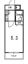 ジョイフル御池 1Kの間取図画像