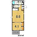 川上ビル34階6.7万円