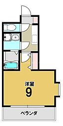 メゾン・エイム 1Kの間取図画像