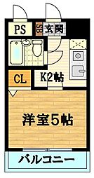 御室ガーデンハイツ 3階/-