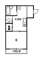 京都府京都市北区上賀茂中山町（賃貸マンション1DK・2階・33.14㎡） その2