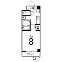 Fiore　saiin 501 ｜ 京都府京都市右京区西院月双町（賃貸マンション1K・5階・24.00㎡） その2