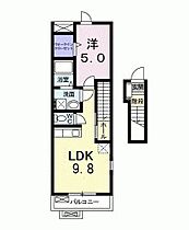 フランガーデン  ｜ 京都府京都市右京区太秦堀池町（賃貸アパート1LDK・2階・38.73㎡） その2