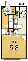 グレースアレイ西院 103 ｜ 京都府京都市右京区西院西今田町（賃貸マンション1K・1階・18.00㎡） その2