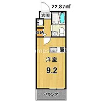 KYOTO　HOUSE西京極 202 ｜ 京都府京都市右京区西京極西川町（賃貸マンション1K・2階・22.87㎡） その2