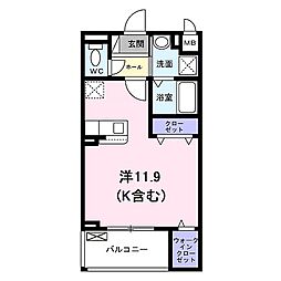 ジオコート 2階/-