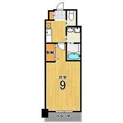 グランレブリー太秦天神川 1Kの間取図画像