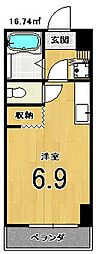 パレスサイドホームズ 1Kの間取図画像