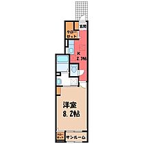 グランツ シェーネ  ｜ 栃木県小山市城東4丁目（賃貸アパート1K・1階・35.00㎡） その2