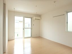 JR水戸線 結城駅 徒歩15分の賃貸アパート 2階1LDKのリビング/ダイニング