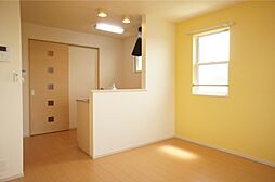 JR水戸線 結城駅 バス9分 人手観音下車 徒歩1分の賃貸アパート 2階1LDKのリビング/ダイニング