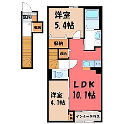 JR東北本線 間々田駅 3.5km 2階/-