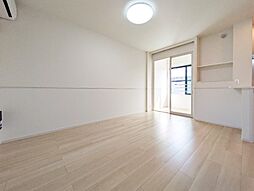 JR東北本線 小山駅 バス19分 城南小南下車 徒歩1分の賃貸アパート 2階1LDKのリビング/ダイニング