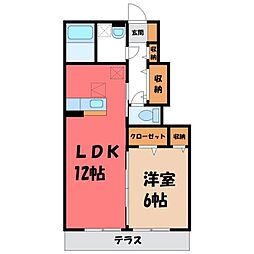 JR東北本線 小山駅 徒歩26分 1階/-