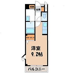 ルミエール5 ワンルームの間取図画像