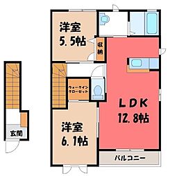 サニーヒルズ E 2階/-