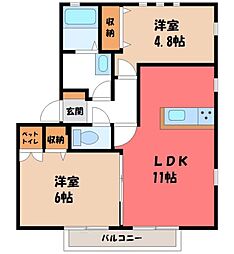 JR東北本線 小山駅 バス23分 西坪公園前下車 徒歩3分