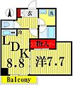 Papillon3階12.4万円