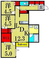 間取図画像 2SLDK