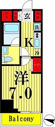 間取図画像 1K