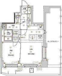 ユリカロゼ五反野III 1LDKの間取図画像